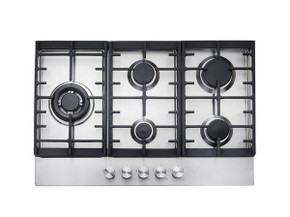 Teknix SCGH751X 5 Burner Gas Hob 75cm - Stainless Steel
