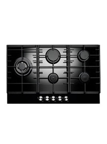 Teknix SCGH751B 5 Burner Gas Hob 75cm - Black Glass Teknix SCGH751B 5 Burner Gas Hob 75cm - Black Glass