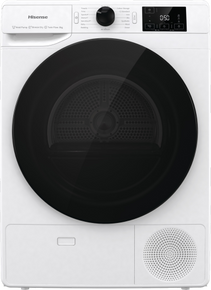 Hisense Series 3+ DHGE8043 8 kg Heat Pump Tumble Dryer - White Hisense Series 3+ DHGE8043 8 kg Heat Pump Tumble Dryer - White