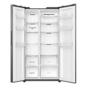 Teknix TX2SBS1791PBIX 90cm 2 Door American Style Fridge Freezer - Stainless Steel