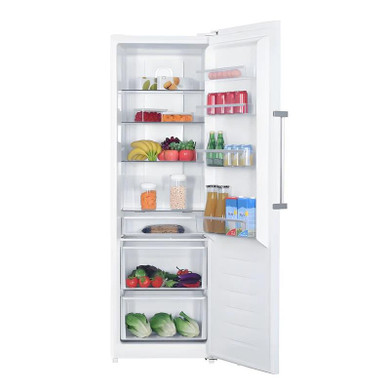 Teknix TH60TLW 370L Freestanding Tall Larder Single Door Fridge, No Frost - White