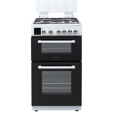 Teknix TKGD50W 50cm Double Oven Gass Cooker  - White