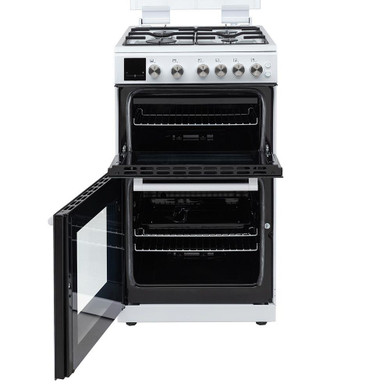 Teknix TKGD50W 50cm Double Oven Gass Cooker  - White