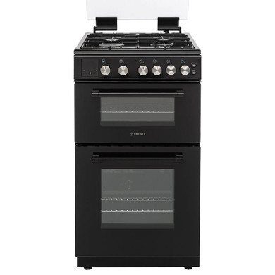 Teknix TKGD50B 50cm Double Oven Gass Cooker  - Black