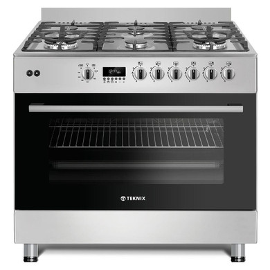 Teknix TK2SRCG90X 90cm Gas Range Cooker - Stainless Steel