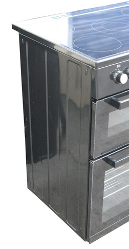 Beko KDVC100K 100cm Electric double oven range cooker Black