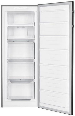 Teknix TFF1435X 143cm High, 161L Upright Frost Free Freezer - Stainless Steel