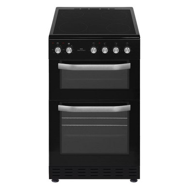 New World NWMID53CB 50cm Twin Cavity Electric Cooker - Black