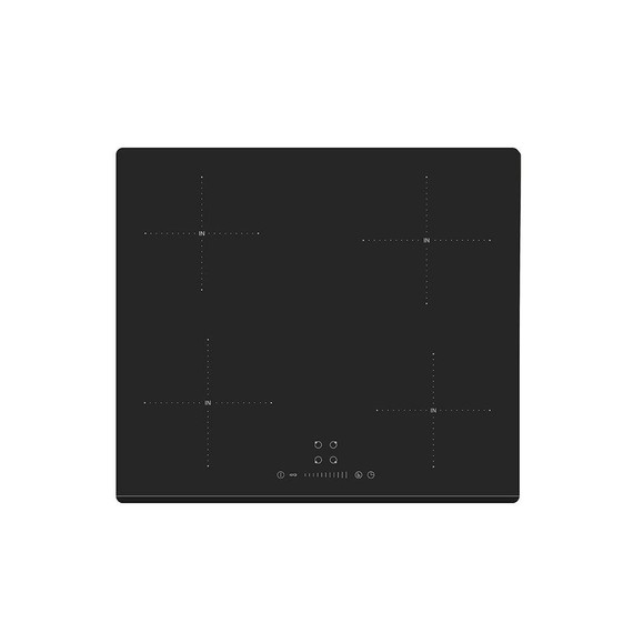 Teknix BITK260IHSPL 60cm Induction Hob Slider Plug In - Black