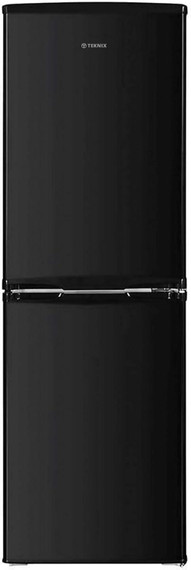 Teknix STF1448B 142L Static Fridge Freezer - Black