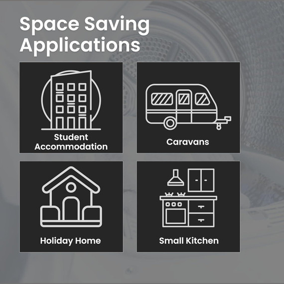 Teknix TK2V3W 3Kg Vented Dryer - White