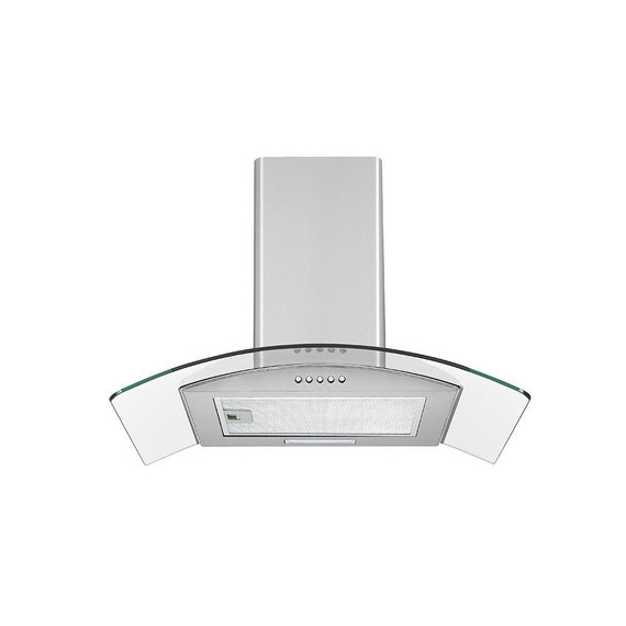 Teknix TKCGH26X 60cm Curved Glass Hood - Stainless Steel