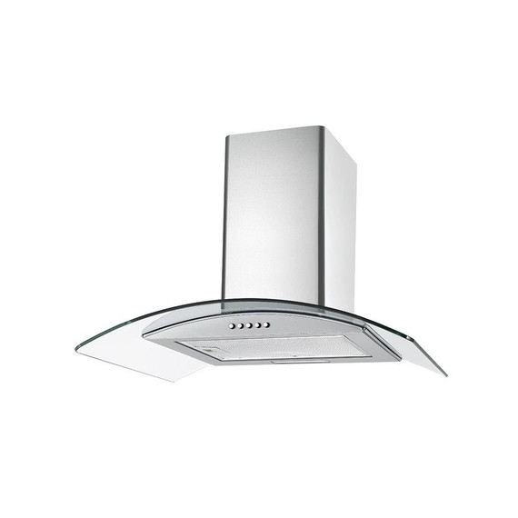 Teknix TKCGH26X 60cm Curved Glass Hood - Stainless Steel