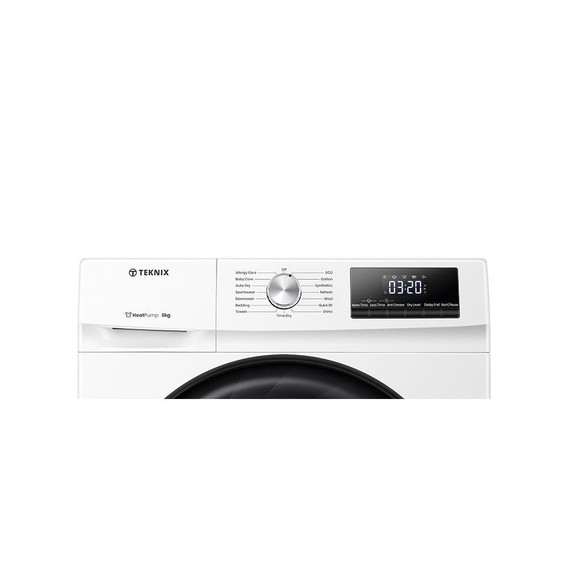 Teknix TKHP8HW 8Kg Heatpump Dryer - White