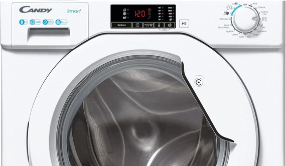 Candy CBW48D1W4-80 8kg 1400 Spin Integrated Washer - White