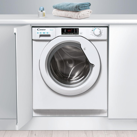 Candy CBW48D1W4-80 8kg 1400 Spin Integrated Washer - White