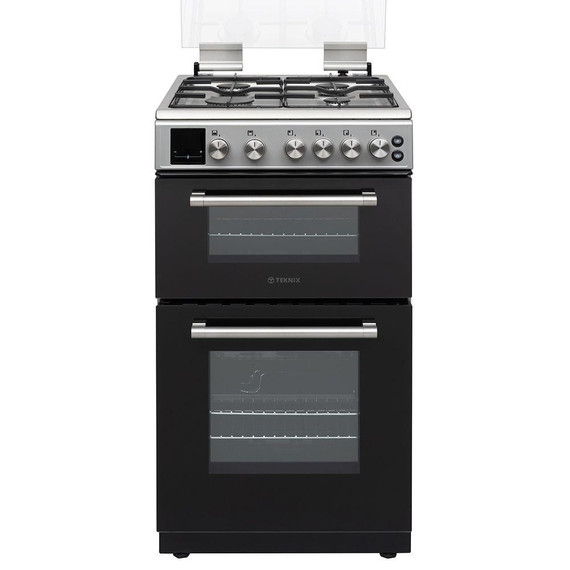 Teknix TKGD50X 50cm Double Oven Gass Cooker  - Stainless Steel