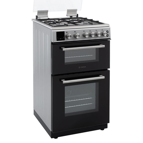 Teknix TKGD50X 50cm Double Oven Gass Cooker  - Stainless Steel