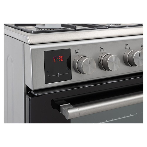 Teknix TKGD50X 50cm Double Oven Gass Cooker  - Stainless Steel