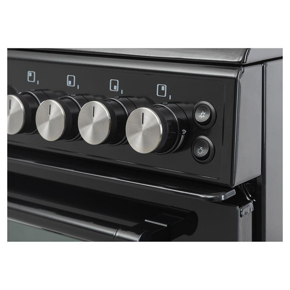 Teknix TKGD50B 50cm Double Oven Gass Cooker  - Black