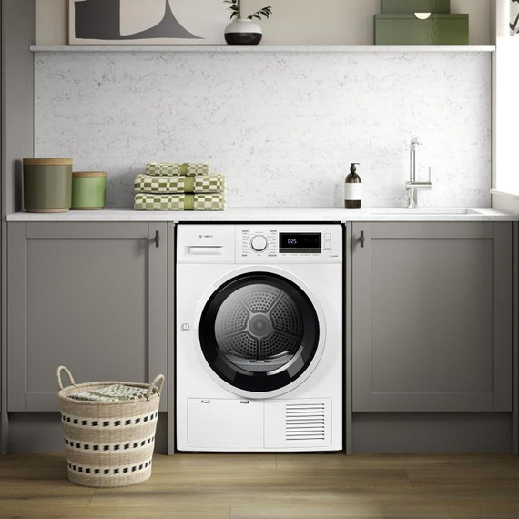 Teknix TK2CLED8W 8Kg Condenser Dryer - White