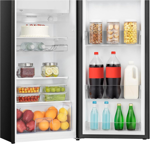 Teknix T2R128B 165L Icebox Fridge - Black