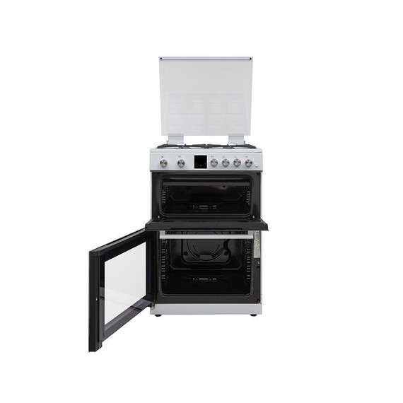 Teknix TKGD60W 60cm Double Oven Gas Cooker - White