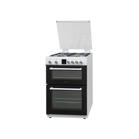 Teknix TKGD60W 60cm Double Oven Gas Cooker - White