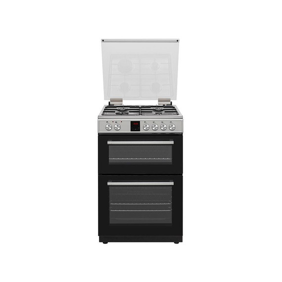 Teknix TKGD60X 60cm Double Oven Gas Cooker - Stainless Steel