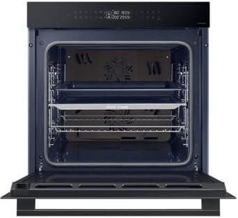 Samsung NV7B42503AK/U4 Series 4 Natural Steam Dual Cook Pyrolytic Smart Oven - Black