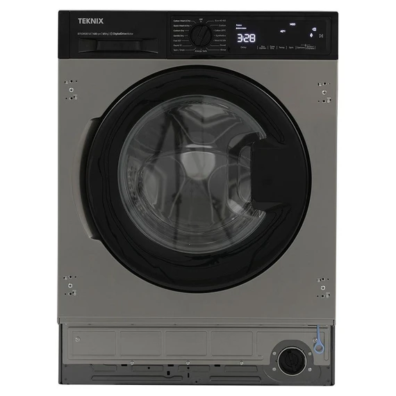 Teknix BITK2WD8514X Integrated Washer Dryer 8/5Kg 1400Spin - Stainless Steel