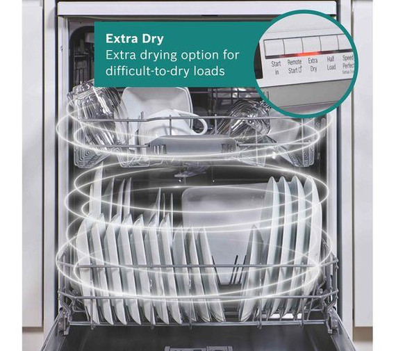 Bosch SMS2HVW67G Full Size Dishwasher - White