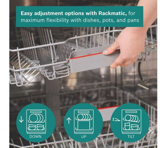 Bosch SMS2HVW67G Full Size Dishwasher - White