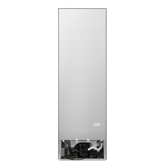 Fridgemaster MC55251DES 55cm Freestanding 256 Litre 50/50 Frost Free Fridge Freezer with Non-Plumbed Water Dispenser - Silver
