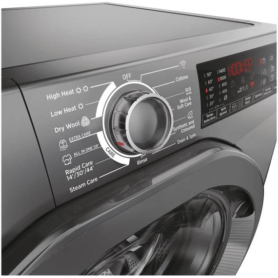 Hoover H3DPS4966TAMRR80 Washer Dryer 9Kg/6Kg 1400 Spin - Grey