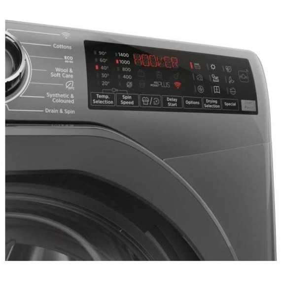 Hoover H3DPS4966TAMRR80 Washer Dryer 9Kg/6Kg 1400 Spin - Grey