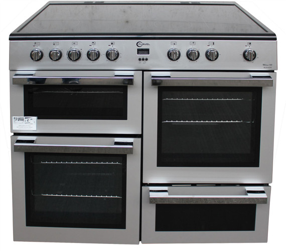 FLAVEL MLN10CRS 100cm Electric Ceramic Range Cooker Silver