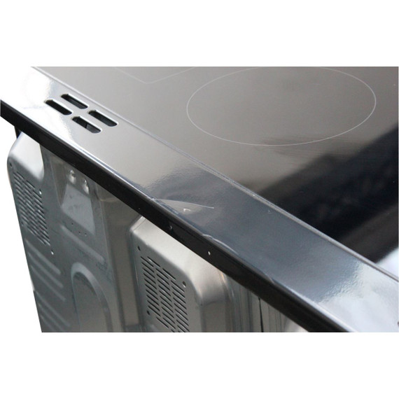 FLAVEL MLN10CRS 100cm Electric Ceramic Range Cooker Silver