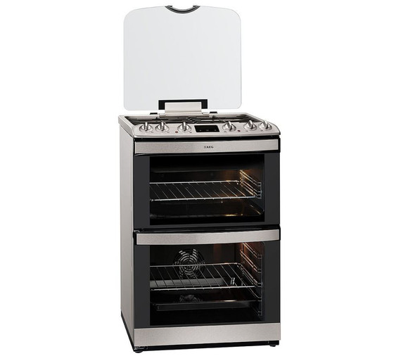 AEG 47132MM-MN Dual Fuel Cooker - Stainless Steel