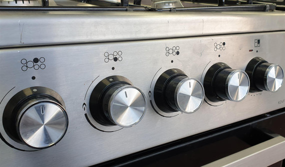 Beko KDVF100X 100 cm double oven range cooker