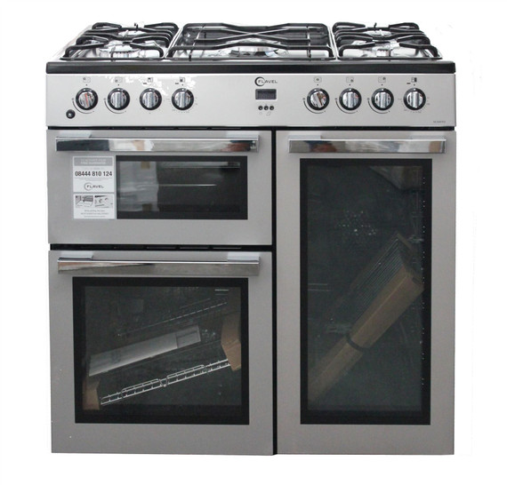 FLAVEL MLN9FRS 90 cm Dual Fuel Range Cooker Silver