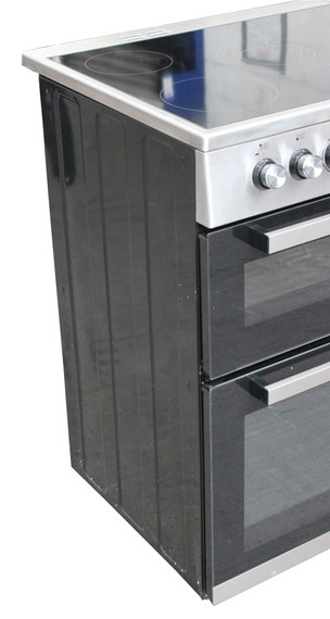 Beko KDVC100X 100cm Electric double oven range cooker Stainless Steel