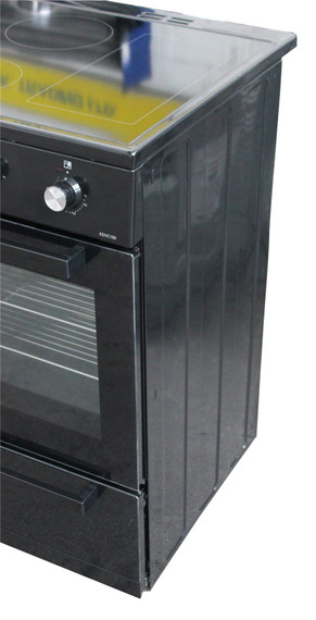 Beko KDVC100K 100cm Electric double oven range cooker Black