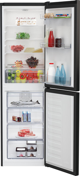 Beko CCFM3582B 54cm Fridge Freezer - Black - Frost Free