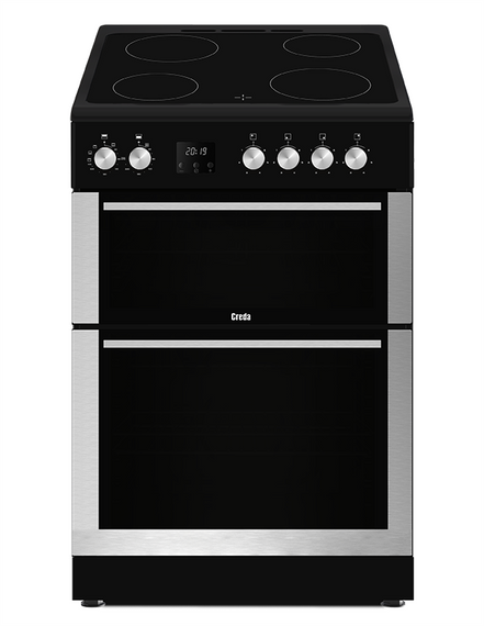 CREDA 60Cm Freestanding Electric Cooker C60CMRBA Black