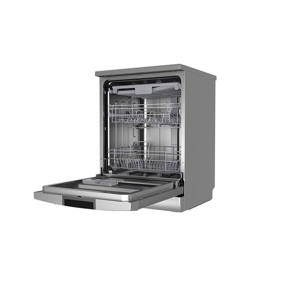 Teknix TFD616S 14 Place Settings 60cm Freestanding Dishwasher With Cutlery Tray - Stainless Steel