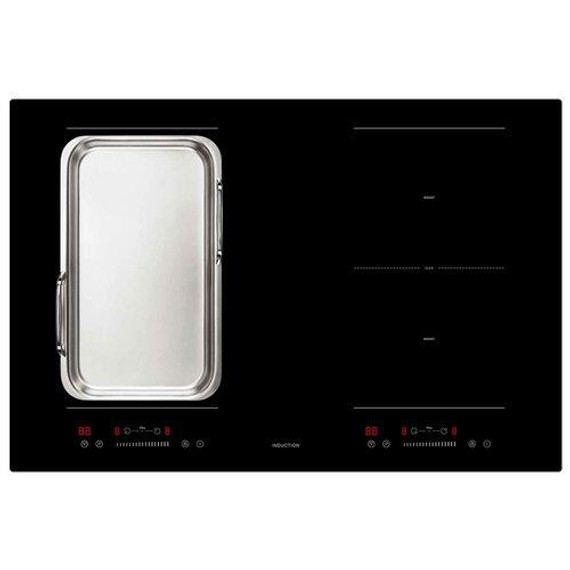 Teknix SCIH77SL 77cm Induction Hob Slider Touch Control - Black