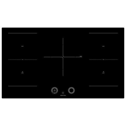 Teknix SCIH90SW 90cm Induction Hob Smart Wheel Touch Control - Black