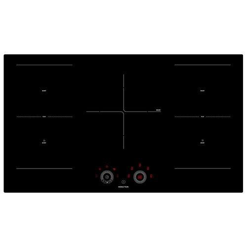 Teknix SCIH90SW 90cm Induction Hob Smart Wheel Touch Control - Black