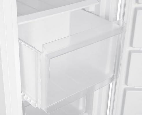 Teknix TFF1435X 143cm High, 161L Upright Frost Free Freezer - Stainless Steel